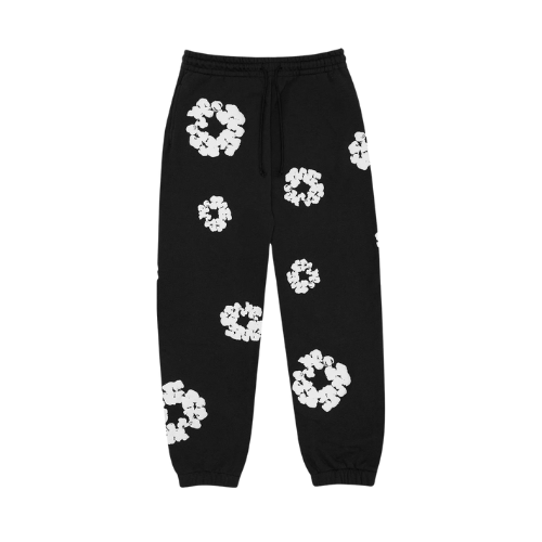 Denim Tears The Cotton Wreath Sweatpants Black