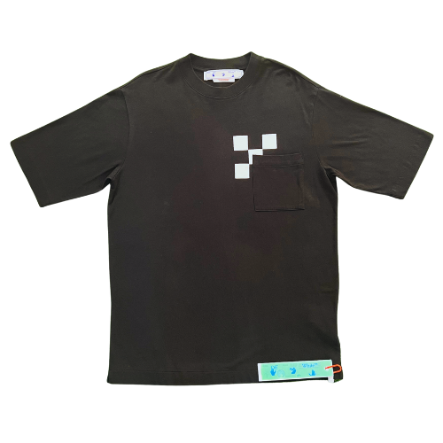 OFF-White Big Check Skate Tee Black