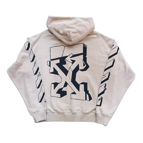 OFF-White Graffiti Outline Skate Hoodie