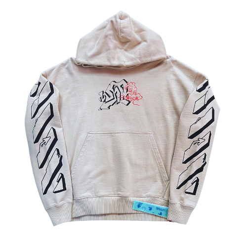 OFF-White Graffiti Outline Skate Hoodie