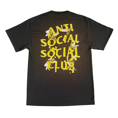 Anti Social SOcial Club Bee Keeper Tee Black