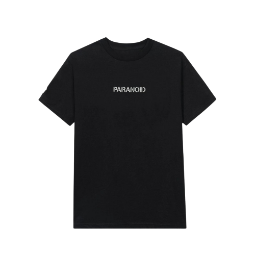 Anti Social Social Club x Undefeated Paranoid T-shirt Black
