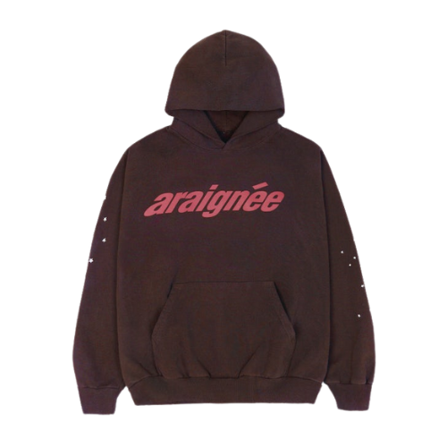 Sp5der Araignee Hoodie Brown