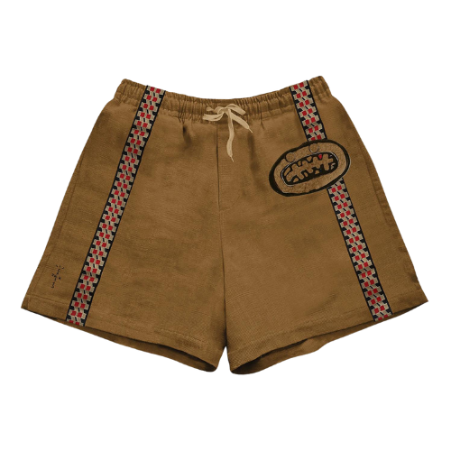 Travis Scott Cactus Jack Stripe Short Brown Multi