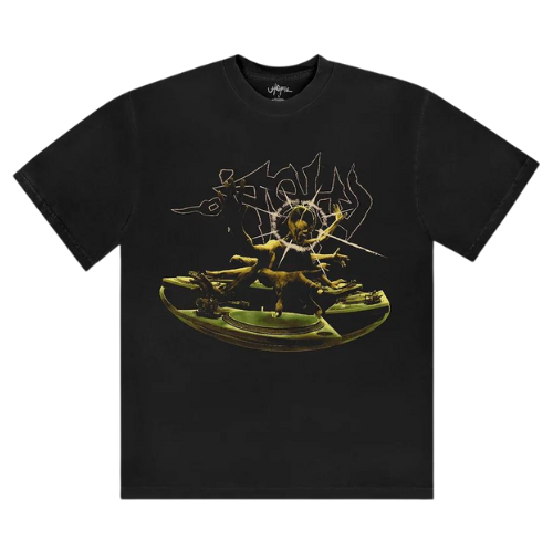 Travis Scott DJ Tee Black