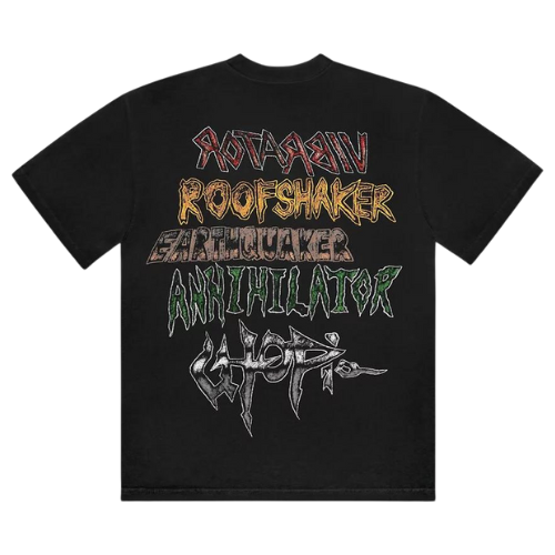 Travis Scott DJ Tee Black