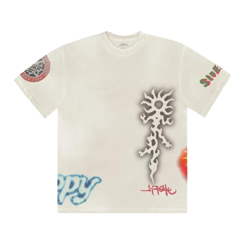 Travis Scott Siren Tee White