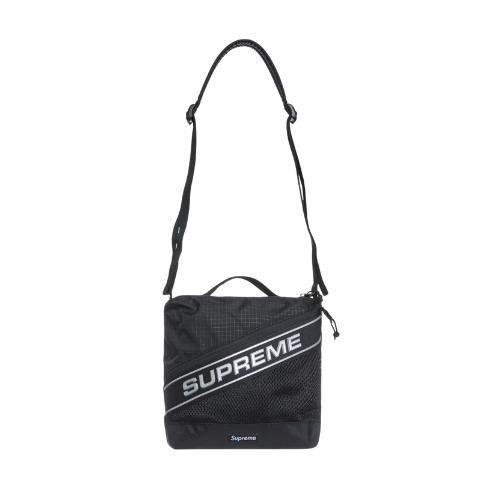 Supreme Logo Shoulder Bag Black