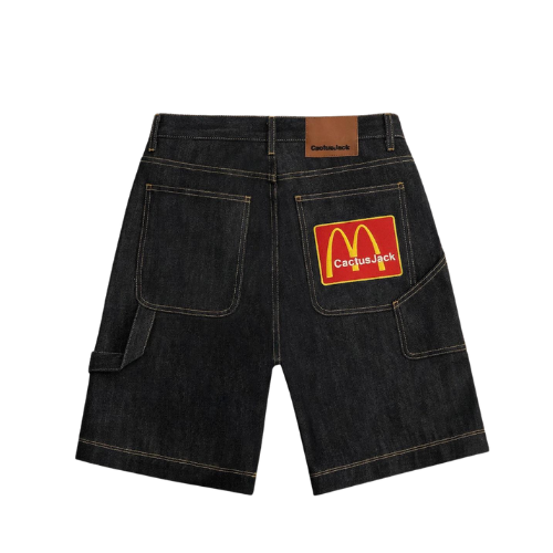 Travis Scott x McDonald's Cj Arches Denim Shorts Indigo