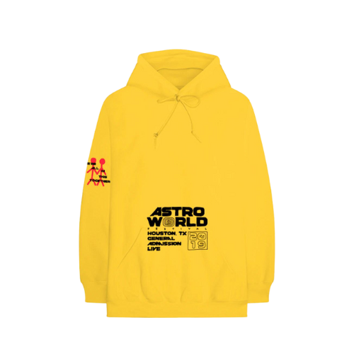 Travis Scott Official Souvenir Hoodie Gold