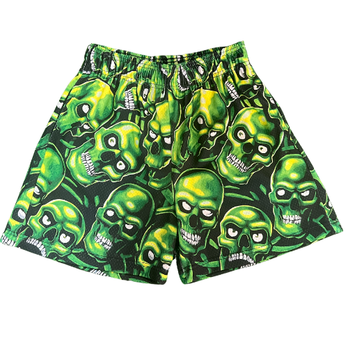 Bravest Studios Skully Shorts Green