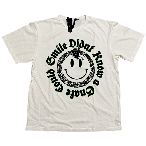 VLone Smiley Snake Tee White