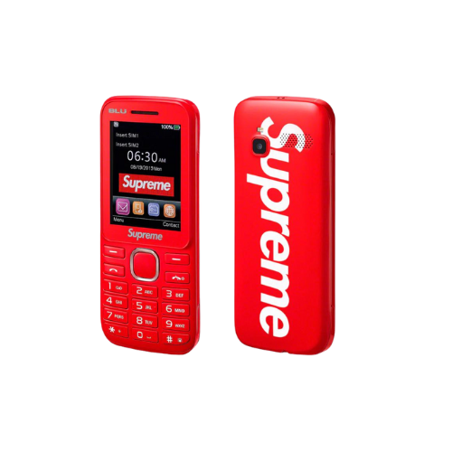 Supreme BLU Burner Phone Red