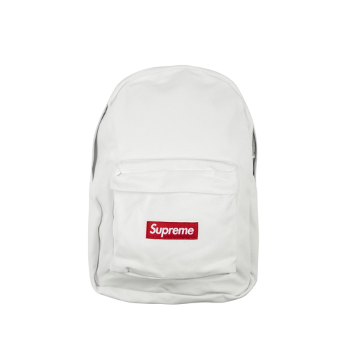 Supreme Canvas Backpack White