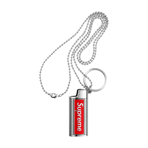 Supreme Metal Lighter Holster Silver