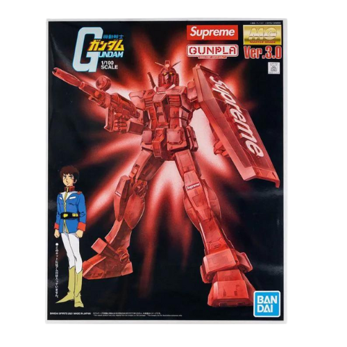 Supreme MG 1/100 RX-78-2 GUNDAM Ver. 3.0 Action Figure