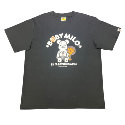 BAPE Baby Milo Medicom Bearbrick Tee Black