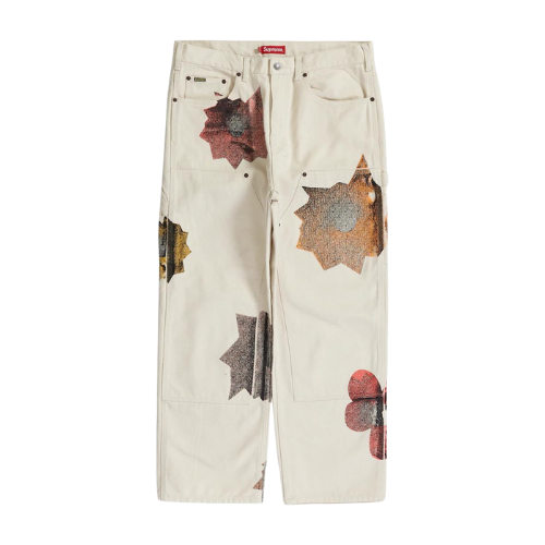 Supreme Nate Lowman Double Knee Painter Pant Natural