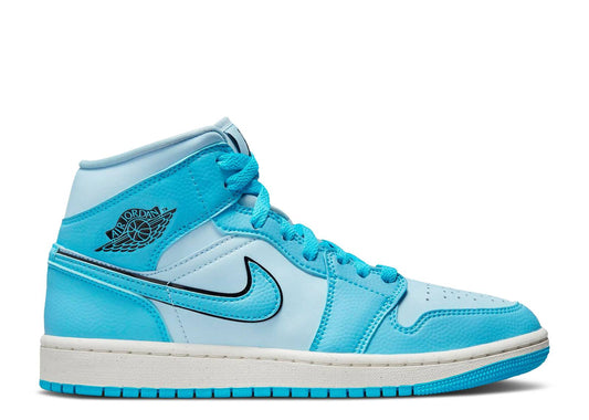 Wmns Air Jordan 1 Mid Ice Blue