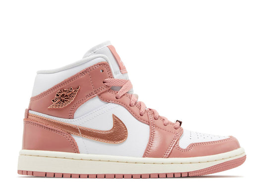 Wmns Air Jordan 1 Mid SE Red Stardust