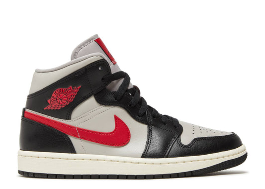 Wmns Air Jordan 1 Mid Black College Grey